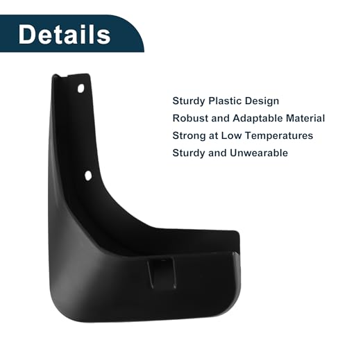 Image of Mud Flaps Splash Guards for Volkswagen Passat B8 2016-2018 W /Mount Accessories Mud Guards Front and Rear 1 Set