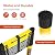 LUISLADDERS Telescoping Ladder, 12.5ft Aluminum Extension Folding Telescopic Ladder Lightweight 330lbs Max Capacity, Multi Purpose RV Ladder for Outdoor Work