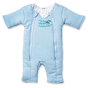 Magic Sleepsuit Baby Merlin’s Swaddle Transition Product – Cotton – Blue colour – for 3-6 Months baby