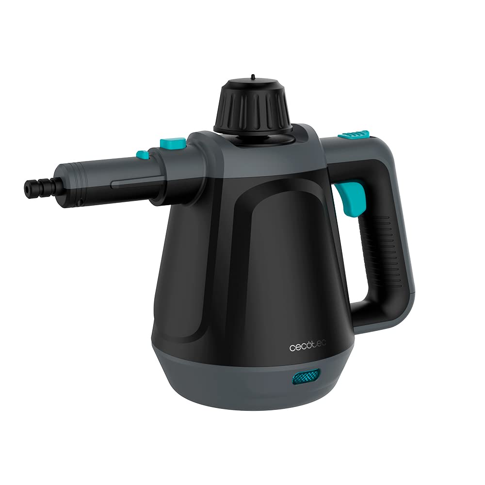 Cecotec Vaporeta de Mano HydroSteam 1060 Active&Power. 1200 W, Limpia y Desinfecta, Depósito 450 ml, 3,5 Bares de presión, Caudal de vapor 45 g/min, Incluye 17 Accesorios