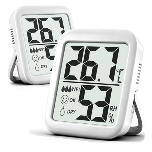 ThermoPro TP50 digitales Thermo-Hygrometer Hygrometer Innen Thermometer Raumthermometer mit Aufzeichnung und Raumklima-Indikator für Raumklimakontrolle Klima Monitor 8 Antonki 2 Stück Thermometer Hygrometer Innen Raumthermometer, Digital Temperatur und luftfeuchtigkeitsmesser innen für Gewächshaus, Wohnzimmer, Babyzimmer, Weinkeller- Inklusive Batterie