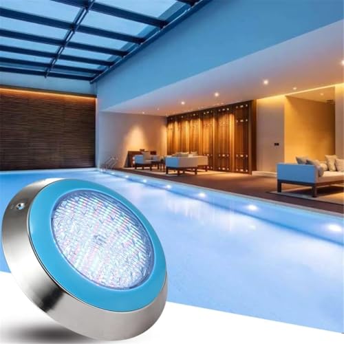 Lampe de piscine LED bleu étanche pour illuminer vos soirées d'été