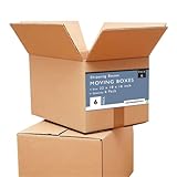 22 x 18 x 16 Large Moving Boxes - Large Shipping Boxes 6 Pack For Moving Corrugated Box Mailers