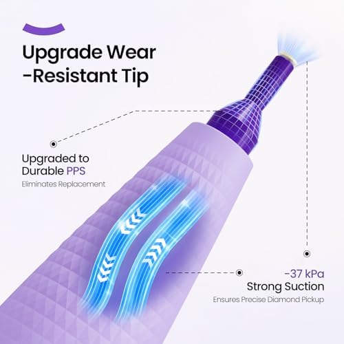 ARTDOT Wireless Vacuum Pen for Diamond Art Kit for Adults, Long-Lasting Electric Pen for Diamond Painting Accessories and Tools — view 6