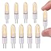 Produktbild 10x G4 LED Leuchtmittel 1,5W 12V AC/DC warmweiß 2900K Lampen Stecklampe Halogen ersatz Filament 180 Lumen Ø 10mm 10er Pack