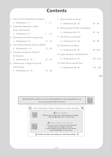 Image of Oswaal NCERT & CBSE ONE FOR ALL WORKBOOK Science (Curiosity) Class 7 For 2026-27