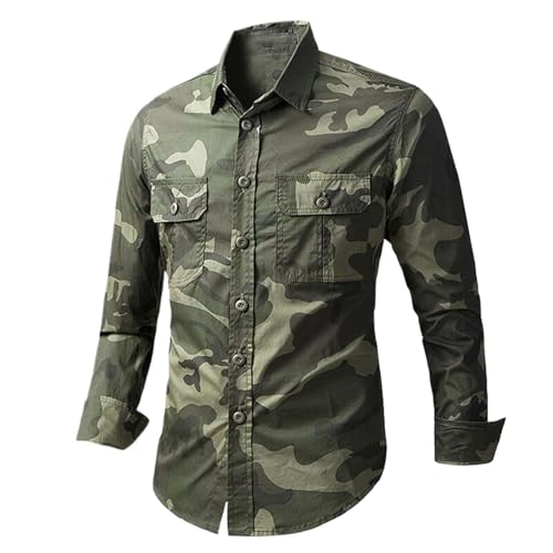 Camisa de manga larga para hombre y uniforme de trabajo formal
