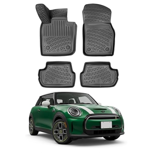 Floor Mats for Mini Electric Cooper SE (F56) 2020-2024 Full Set, Black