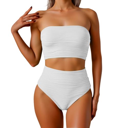 Tankini d'été volanté couvrant avec bretelles ajustables pour plage