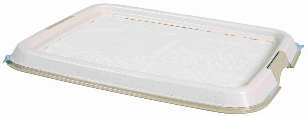 Trixie Puppy Poop Tray for Indoor Toilet Training, Provides Secure Hold for Wettest Puppy Pads, Plastic Dog Pet Potty Indoor, Ideal for Breeds Like Golden Retriever - 65 × 55 cm