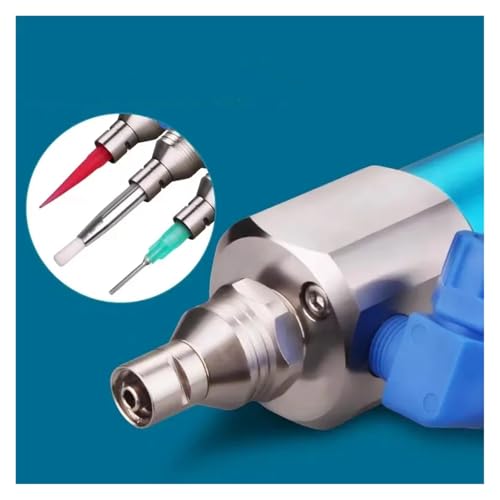 Valve de distribution à piston anti-bavure pour application de colle jaune de précision