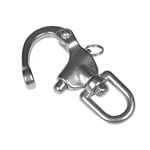 Mx Swivel Eye Snap Shackle 2-3/4" Quick Release Stainless Steel Marine Boat Sailing Rigging Clip Shackle 2Pcs #TOP3