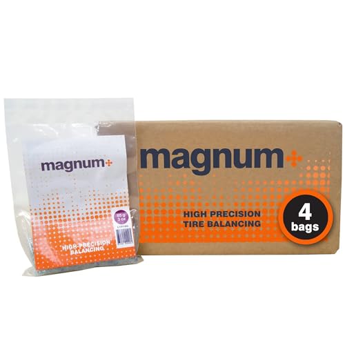 Image of magnum+ Tire Balancing Beads for Trucks, Trailer, Off-Road Vehicles - TPMS Compatible Tempered Glass Wheel Balance Beads - 4 Bags X 3oz /85g