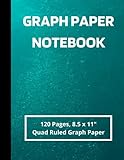 quad atv 4x4 barato  Graph Paper Composition Notebook: Graph Paper Notebook 8.5 x 11 Quad Ruled 4x4 120 Pages, Amazing Blue Underwater Aesthetic Cover, Gridded Math Notebook