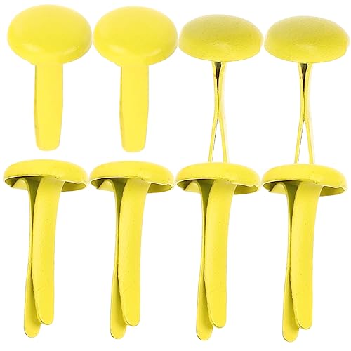 DIYEAH DIY Craft Scrapbooking Brads 500pcs Small Scrapbook Paper Fastener Metal Paper Fastener Brads