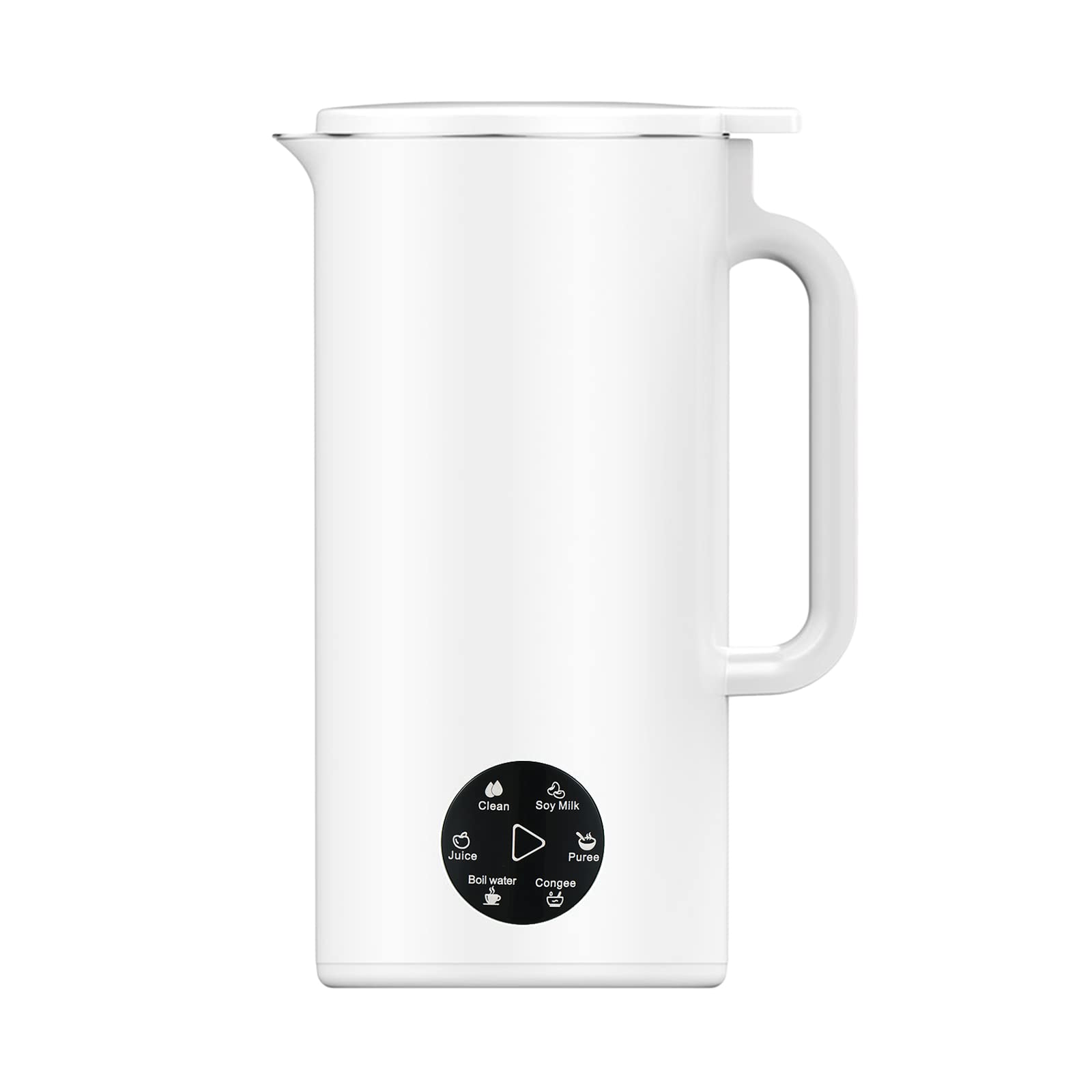 WANXIAOMultifunction Soymilk Maker 350mL Juicer Soy Milk Machine with Stainless Steel and Blade Multi Cooker Mixer for Rice Cereal Boiling Water Baby Food, UK Plug