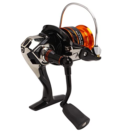 Carretel de Pesca Giratório, Estável, Dobrável, Relação de Engrenagem 6.1:1, Carretel de Pesca de Li