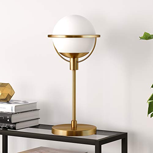 Henn&Hart TL0290 Brass Globe & Stem Table Lamp, Gold