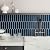 COMSTICKC 10 Pcs Matte Blue Peel and Stick Backsplash for Kitchen, 12"X12" Ultralight PVC Wall Tiles Long Fish Scale 3D Adhesive Peel and Stick Tile Backsplash for Kitchen,Bathroom,Living Room
