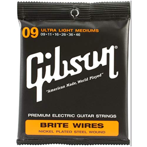 Gibson Brite Wires Ultra Light Medium Custom Electric Guitar Strings