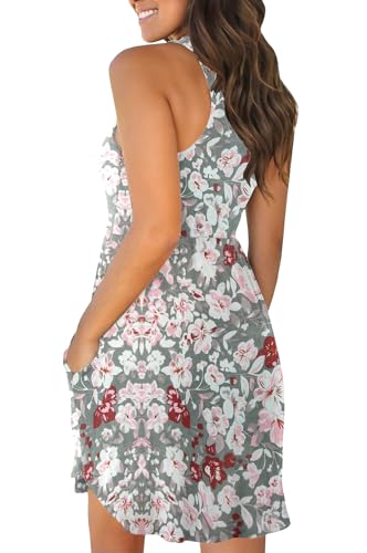 Image of HiMONE Vacation Dresses for Women 2025 Summer Dress Women's Casual Sundresses Casual Beach Petite Sun Dress XS-2XL