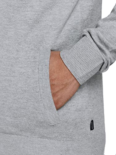 Image of JACK & JONES Men's' Cotton Blend Casual Cardigan High Neck Sweater