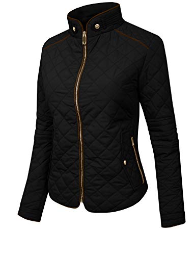 J.LOVNY Womens Lightweight Quilted Warm Zip Jacket [S-3XL]2
