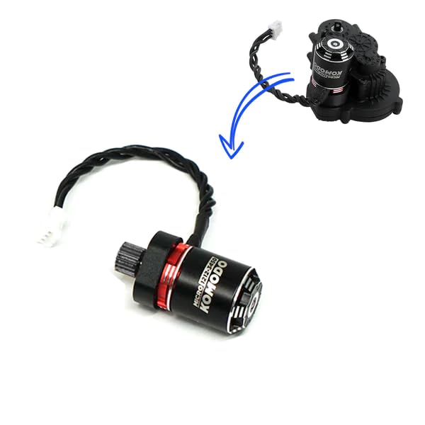 Miniatura 4 de FURITEK Motor sin escobillas Micro KMD con piñón de acero para FCX24, compatible con Furitek Lizard Pro ESC para automóviles RC, camiones RC,