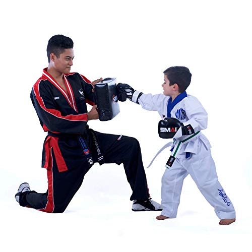 Smai Essentials Kids Boxing Gloves - Youth Leather Punching Mitts For Sparring, Competition, Kickboxing And Muay Thai Training - Winning Gloves For Men & Women. #TOP3