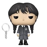 HIFONI Mercredi Addams Marchandise, 2D Acrylique Mercredi Addams Porte-clés, Mignon Live Action TV Mercredi Addams Famille Porte-clés Pendentif pour Fans Cadeaux