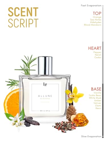 Image of EM5 Allune Perfume for Men | Citrus Aromatic Vanilla Fragrance | EDP Strong and Long Lasting Spray | Luxury Gift for Men