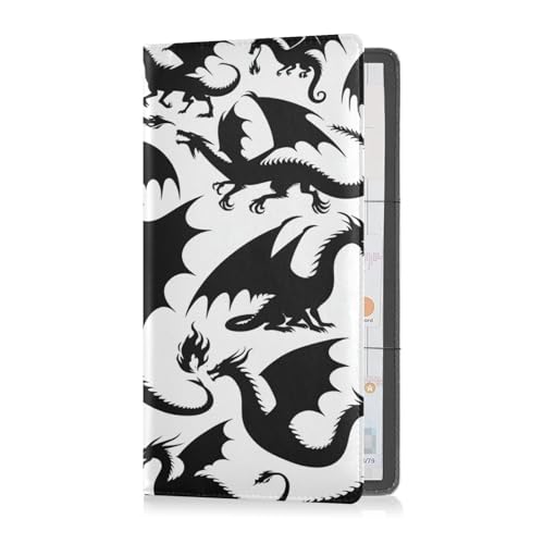 Organizador de guantera slim de piel miniatura 1