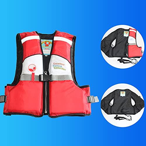 Reedark ライフジャケット 子供用 ジュニアフローティングベスト 呼び子付き フローティングベスト 救命胴衣 防災グッズ 股下ベルト付き 水遊び 海水浴 川遊び 反射帯付き （グリーン、Ｍ） 5枚目