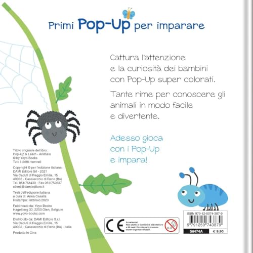 Animali. Primi Pop-Up Per Imparare. Ediz. A Colori - 2