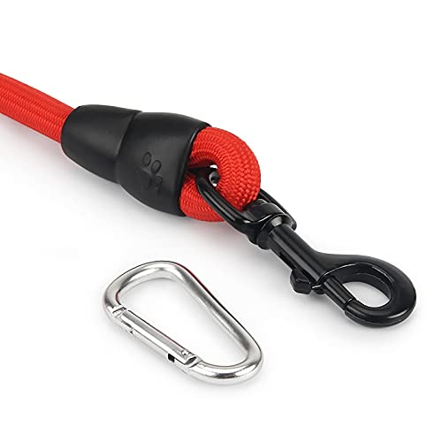 3M/5M/10M Correa de perro largo para mascotas correas para perros al aire libre Correa de entrenamiento para perros pequeños y grandes correas Super largas 1.3X1000cm negro
