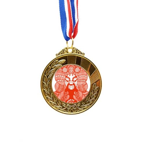 Cinta para medalla de oro de premio con diseño de ópera de Pekín cultural