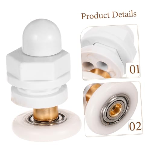 Rodillos para mampara de ducha de cristal de 4-6 mm que reparan el deslizamiento de tu baño 3