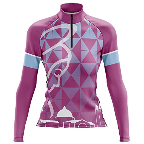 Camisa Ciclismo Feminina Mountain Bike Pro Tour Nossa Senhora Manga Longa (EG)