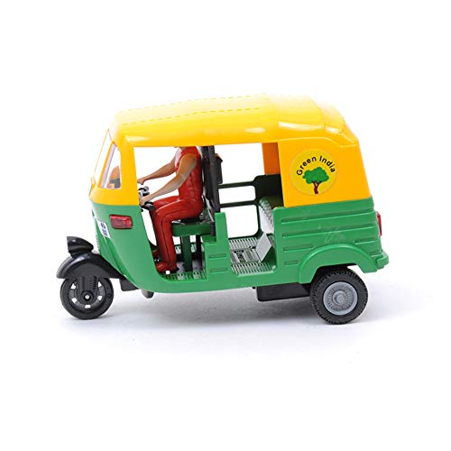 Image of Centy Toys Ranger Jungle Pull Back Safari (Multicolor) Police Interceptor Fortune Pull Back Car (Black) CNG Pull Back Auto Rickshaw