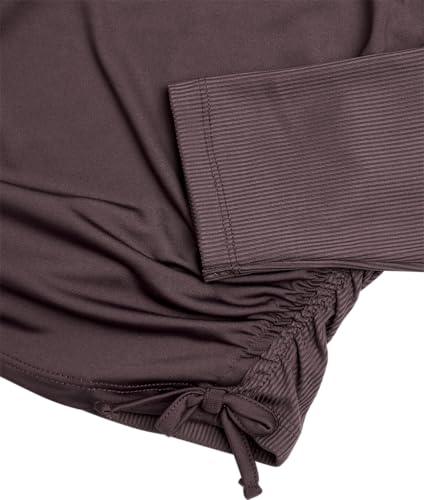 RBX Girls Sweatsuit Set - 2 Piece Pullover Hoodie or Quarter Zip Long Sleeve Tops and Girls Flare Leggings (Sizes 7-12)3