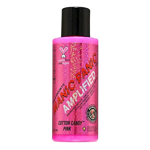 Manic Panic - Cotton Candy Pink Amplified Creme Vegan Cruelty Free Pink Semi Permanent Hair Dye 118ml