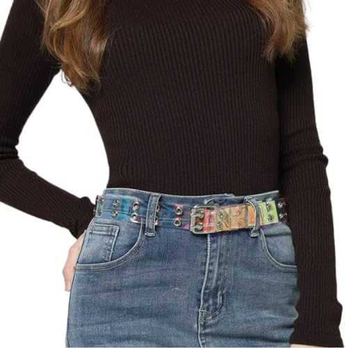 Eye Catching Waist Belt With Double Pin Buckle For Adult Clear Waist Belts For Women Coat Dress Adjustable Length3
