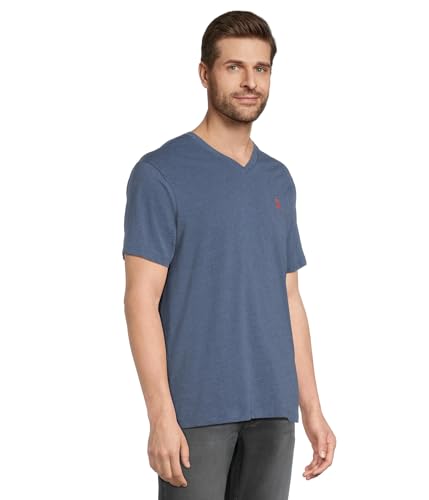 Image of U.S. Polo Assn. Men's Solid V‑Neck T-Shirt