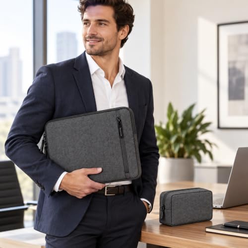 Image of 15.6-Inch Water-Resistant Laptop Sleeve with Handle - Pack of 2