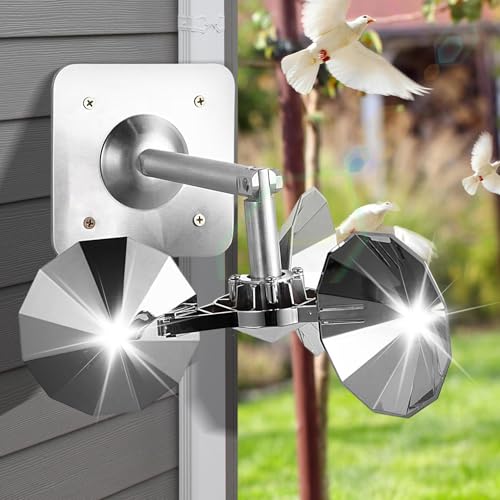 Espínner reflectante de aves con diseño giratorio para control exterior 4