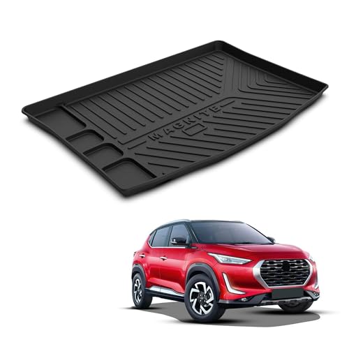 Image of GFX Trunk Boot Dicky Mat Rear Mats (After-Market) Compatible with Magnite (2021) Black