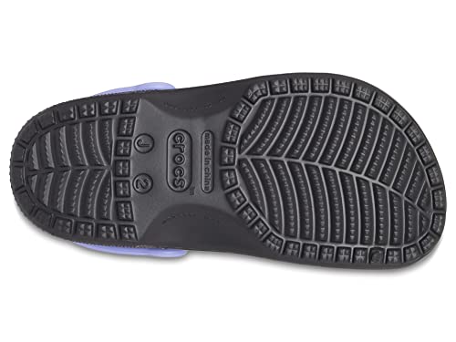Image of Crocs Unisex-Child Classic Graphic Clog, Stars /Black, 4, Big Kid