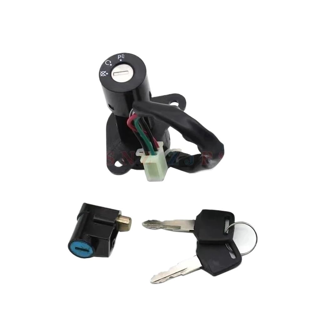 Interruptor Encendido para GS125 GS150 125cc 150cc | Bloqueo interruptor encendido motocicleta tapa combustible 6 cables para GS125 GS150 125cc 150cc