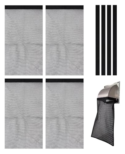 NAFJYR 4 Pcs Dryer Lint Catcher, Dryer Vent Lint Trap Catcher for Outside