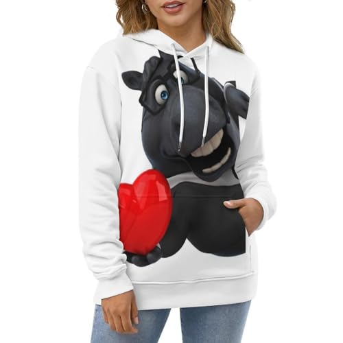 Sweatshirt ane mignon UMENG fini les pulls inconfortables en taille S - 2